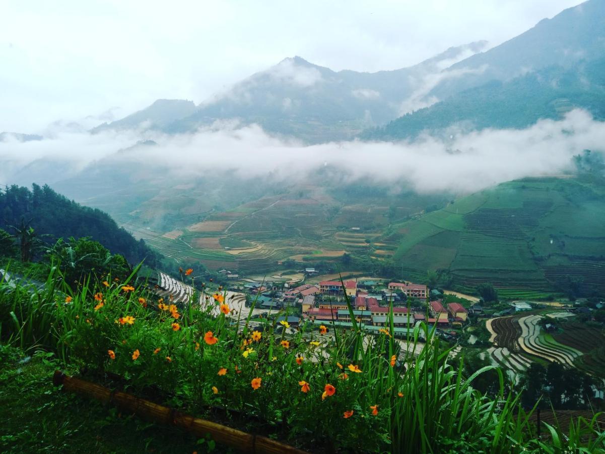 Mu Cang Chai Big View Homestay, Tour & Vegetarian Exteriör bild