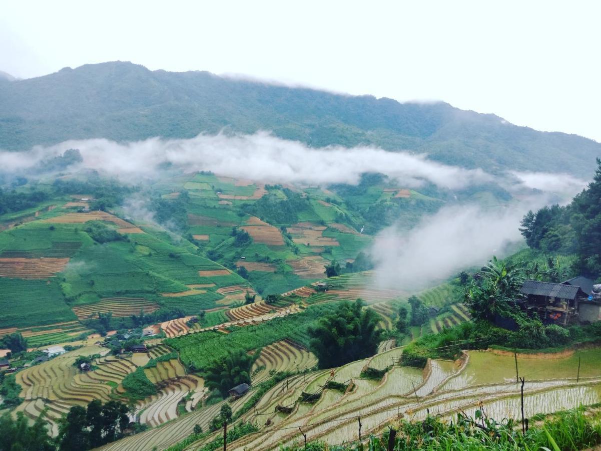Mu Cang Chai Big View Homestay, Tour & Vegetarian Exteriör bild