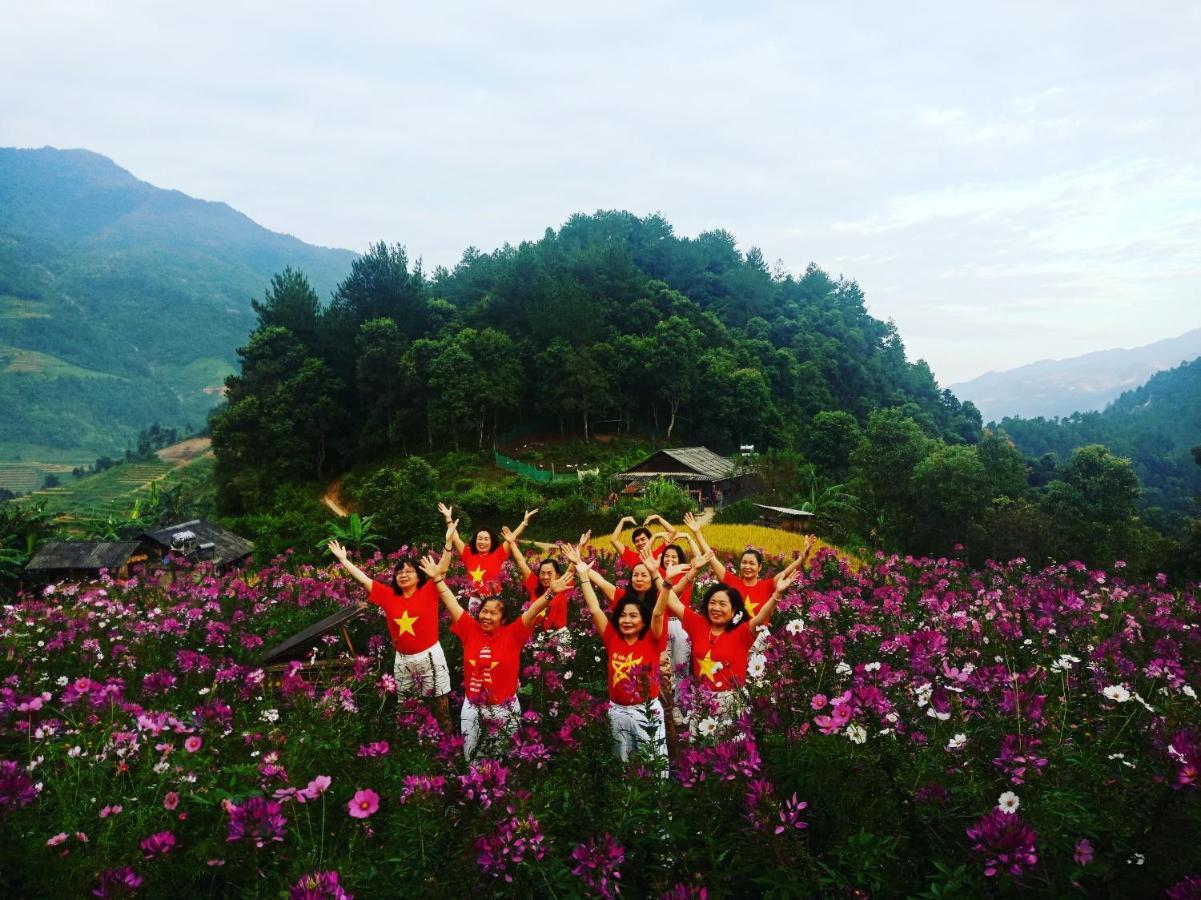 Mu Cang Chai Big View Homestay, Tour & Vegetarian Exteriör bild