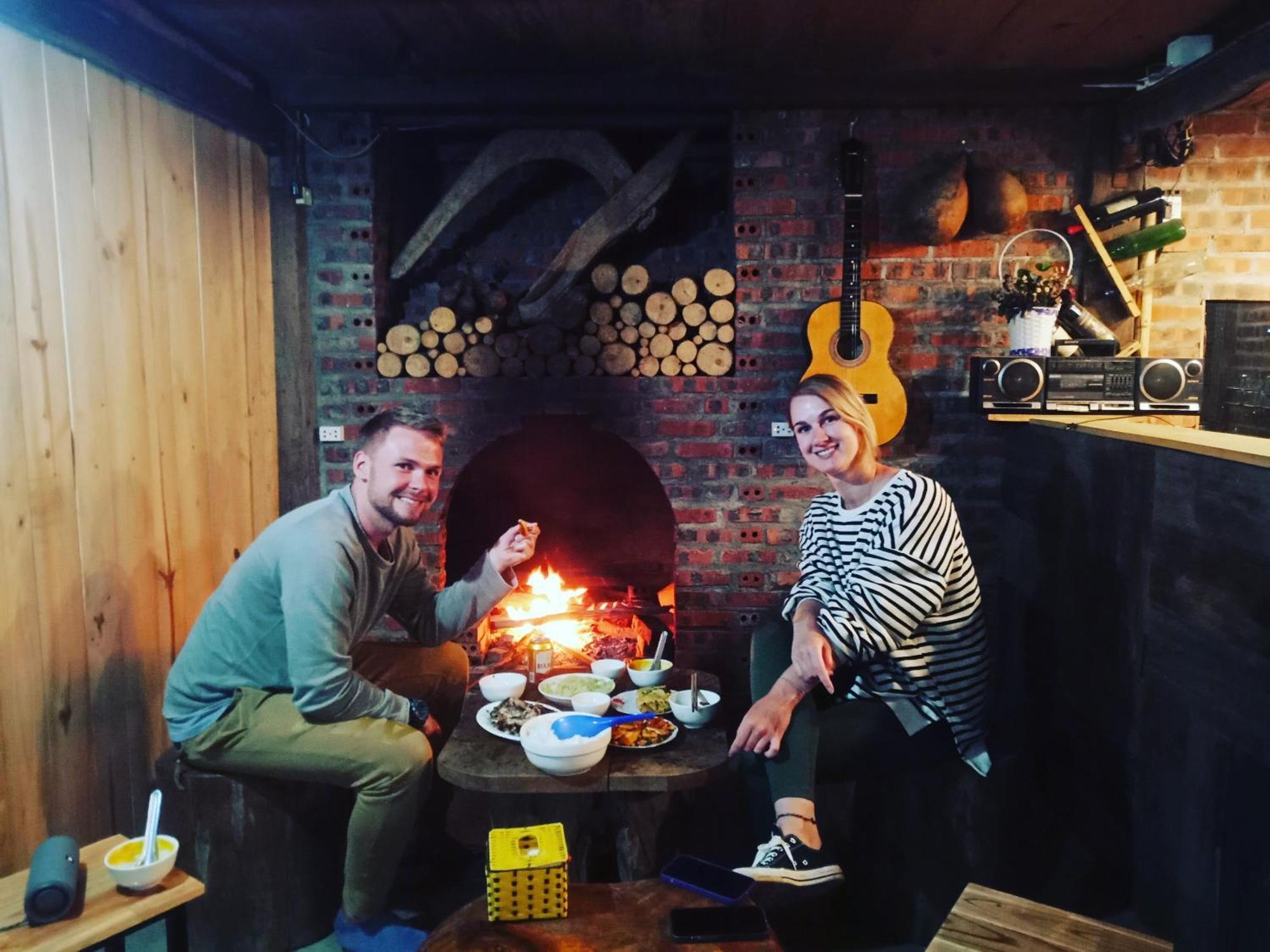 Mu Cang Chai Big View Homestay, Tour & Vegetarian Exteriör bild