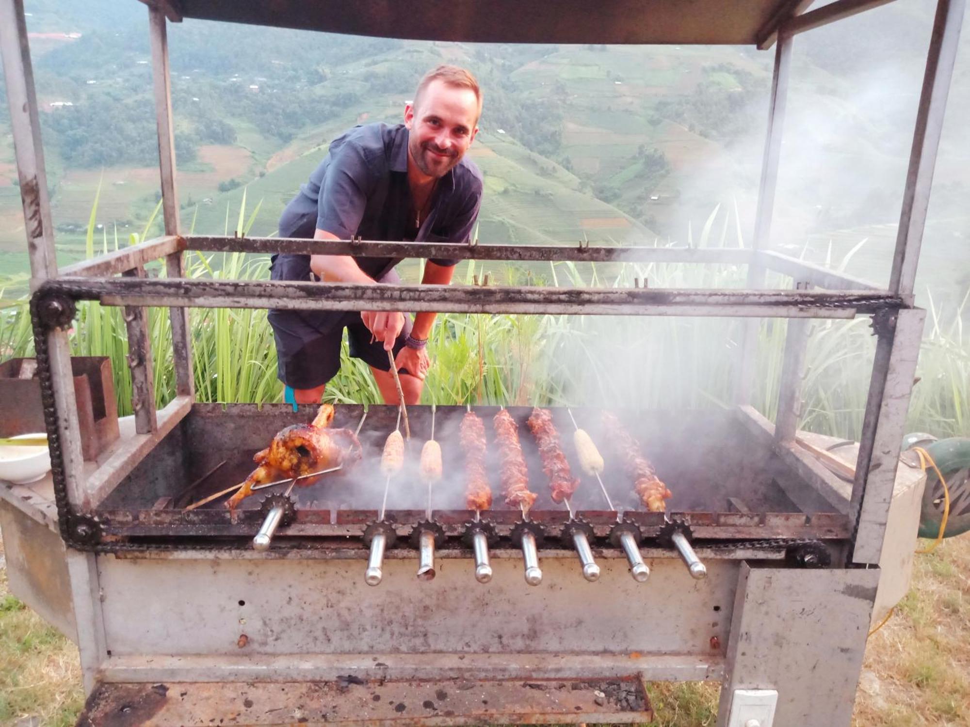 Mu Cang Chai Big View Homestay, Tour & Vegetarian Exteriör bild