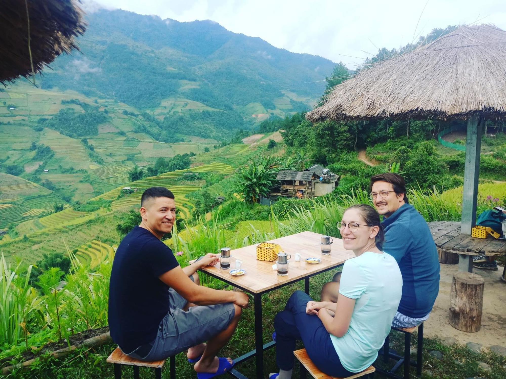 Mu Cang Chai Big View Homestay, Tour & Vegetarian Exteriör bild